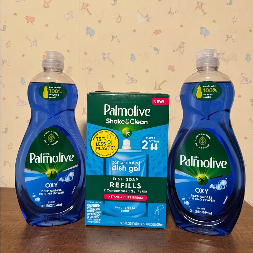 Palmolive Oxy Dish Soap & Refill Pack